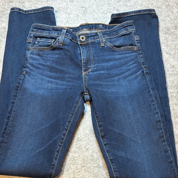 ✨ AG “Harper Essential” Straight‑Leg Jeans • Size 25R • Dark Wash ✨ - Picture 12 of 16